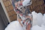foam undresses me