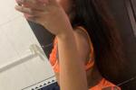 The orange color looks so lovely on my skin.