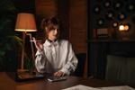 The playful secretary