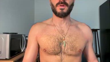 Flexing and spitting on my biceps
