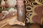 21cm {8 inches}.... thickness/ girth {6.5 inches}