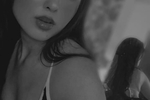 In black and white