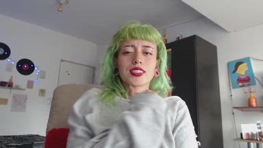 Dildo and blowjob