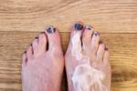 Wet and creamy feet