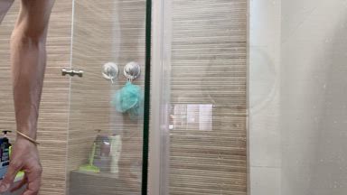 shower - slut genie cum