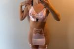 me in pink lengerie