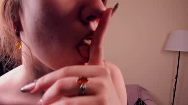 Sexy suck my finger