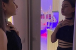 Admiring myself in the mirror