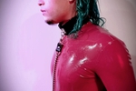 Dante with latex clothes