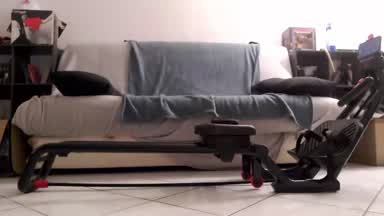 justanoki โ Anoki the chastity puppy - rowing machine