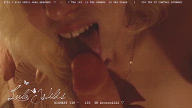 a teethy blowjob ★