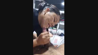 cum facial casual