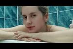 taking a bath