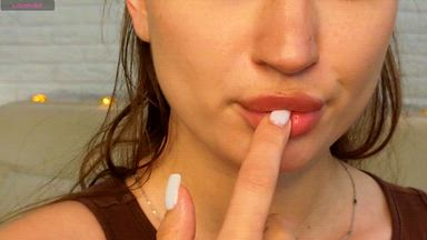 tease with my lips