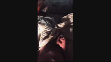 Stroking in bed