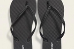 Old worn flip flops