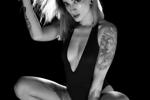 Black and white