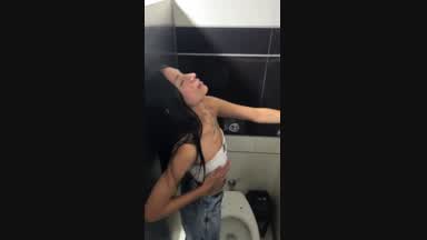 IN THE PUBLIC BATHROOM