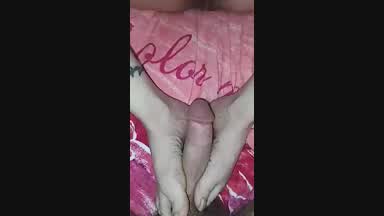 Granny made me cum with her feet