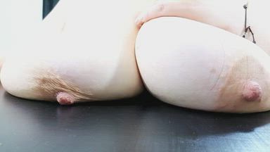 oiled breasts