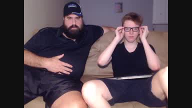 2 hours bear sucks huge cock. anal with ohmil