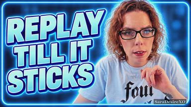 REPLAY UNTIL IT STICKS — Rule Following JOI Gooner
