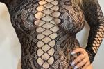 Cheetah Fishnet Bodysuit