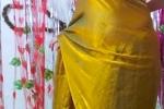 Golden saree
