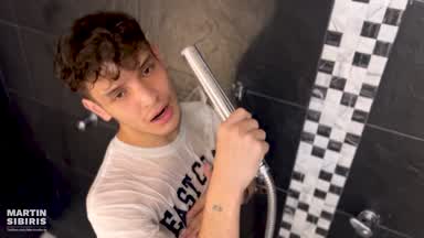 a small, very hot shower