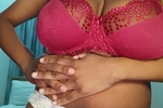 pink bra