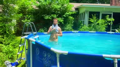 First skinny dip of the season