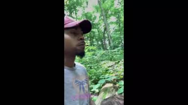 Almost getting caught outside in the woods