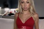 hailey moon โ sexy VS red set (25)