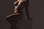 all naked, wet and oiled up!