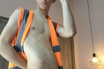 bricklayer at work
