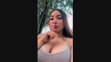 My tits in public