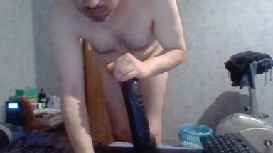 BBC dildo riding