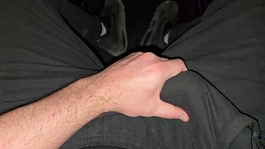 Cumshot at a rest stop