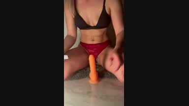 Riding my dildo