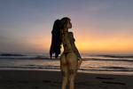 in the beach