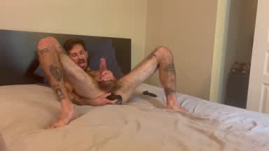 Quickie with Black Dildo