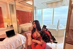 red dress