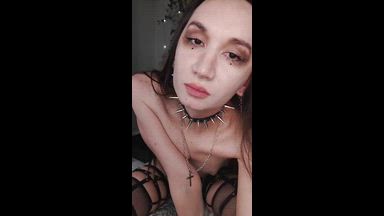 cumming on dildo