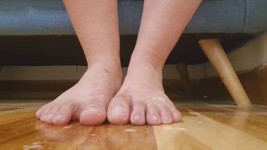 I spit on my feet and you lick them