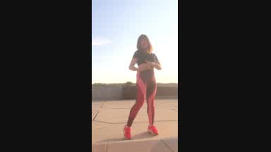dancing on the street