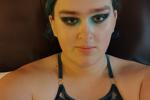 sirenqueen264 — Teal lingerie with fishnets