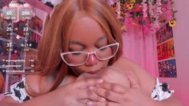 cow sucks her own breast