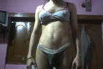 Me in aunt bra and panty