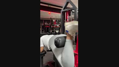 Ass in gym