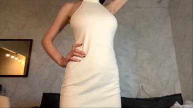 Stripping outta my dress